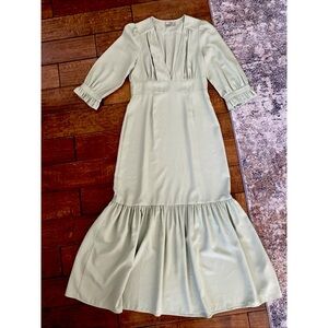 ASOS‎ Dress Womens 6 Pistachio Green  Wedding Garden Party Cottagecore Mermaid